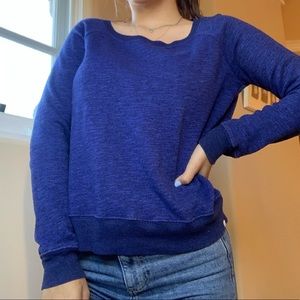 Sweater with open back flap!